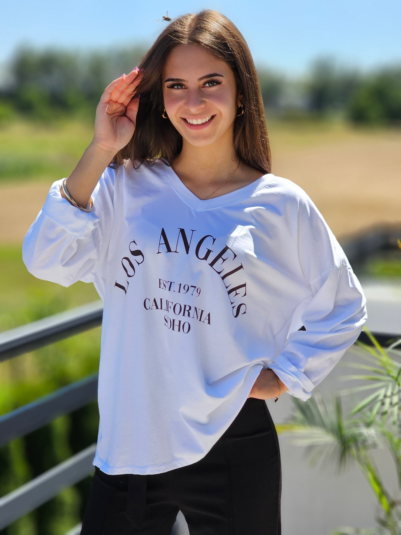 Bluzka oversize „Los Angeles”