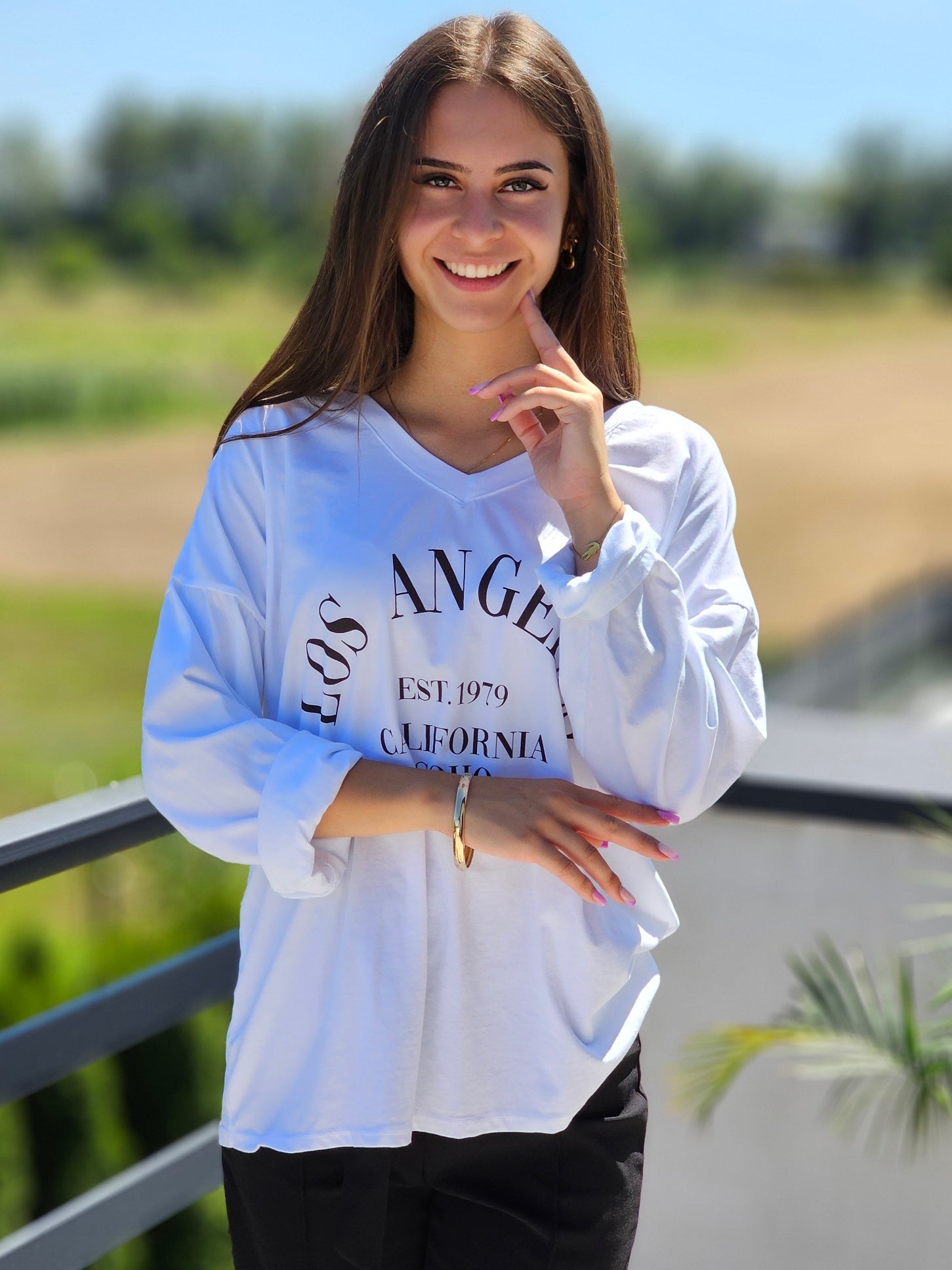 Bluzka oversize „Los Angeles”