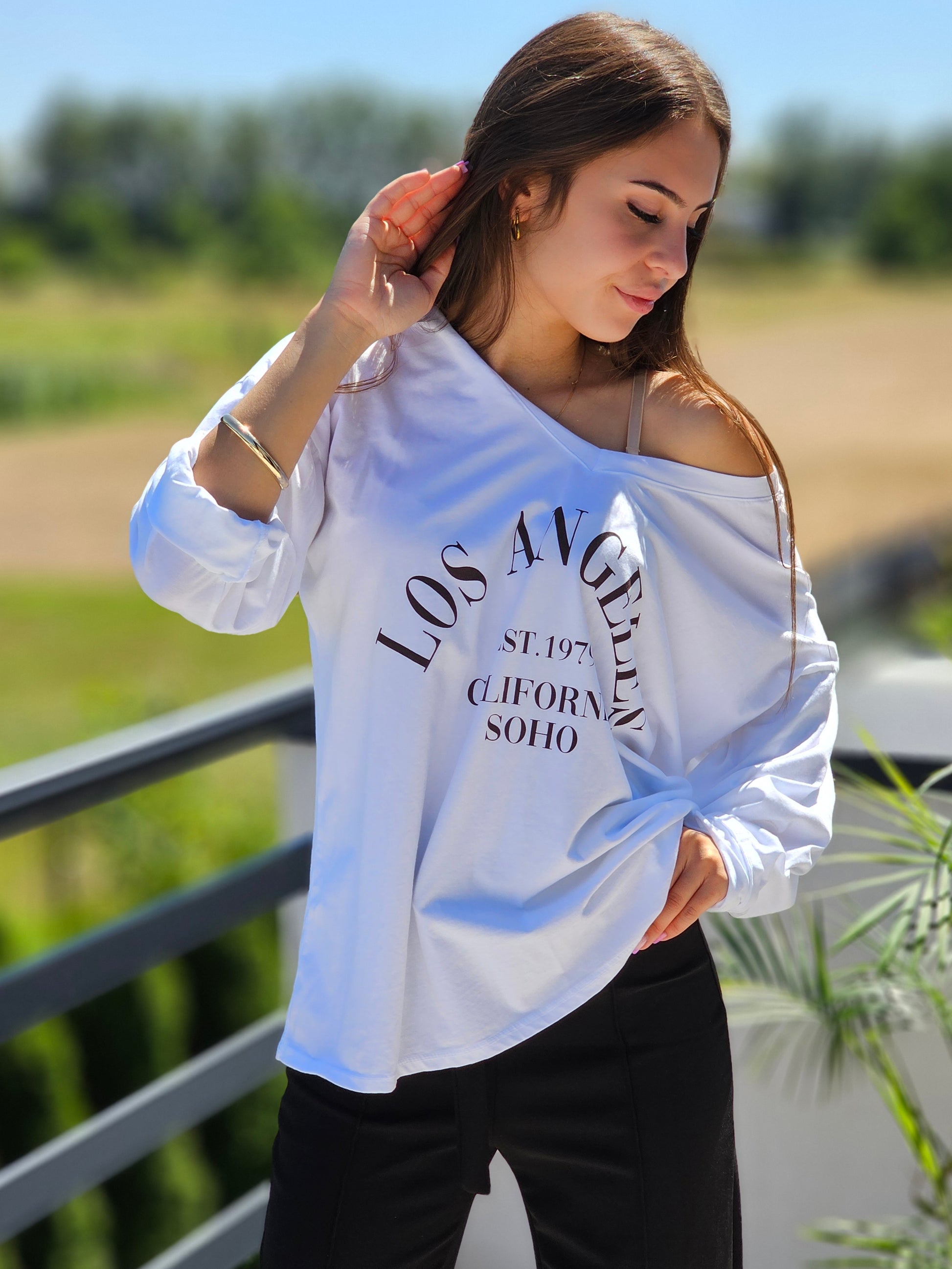 Bluzka oversize „Los Angeles”