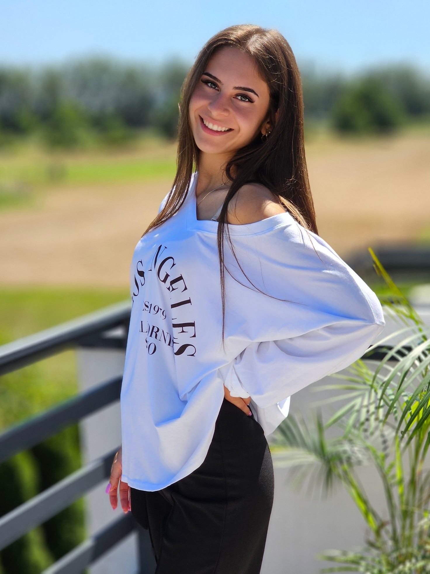 Bluzka oversize „Los Angeles”