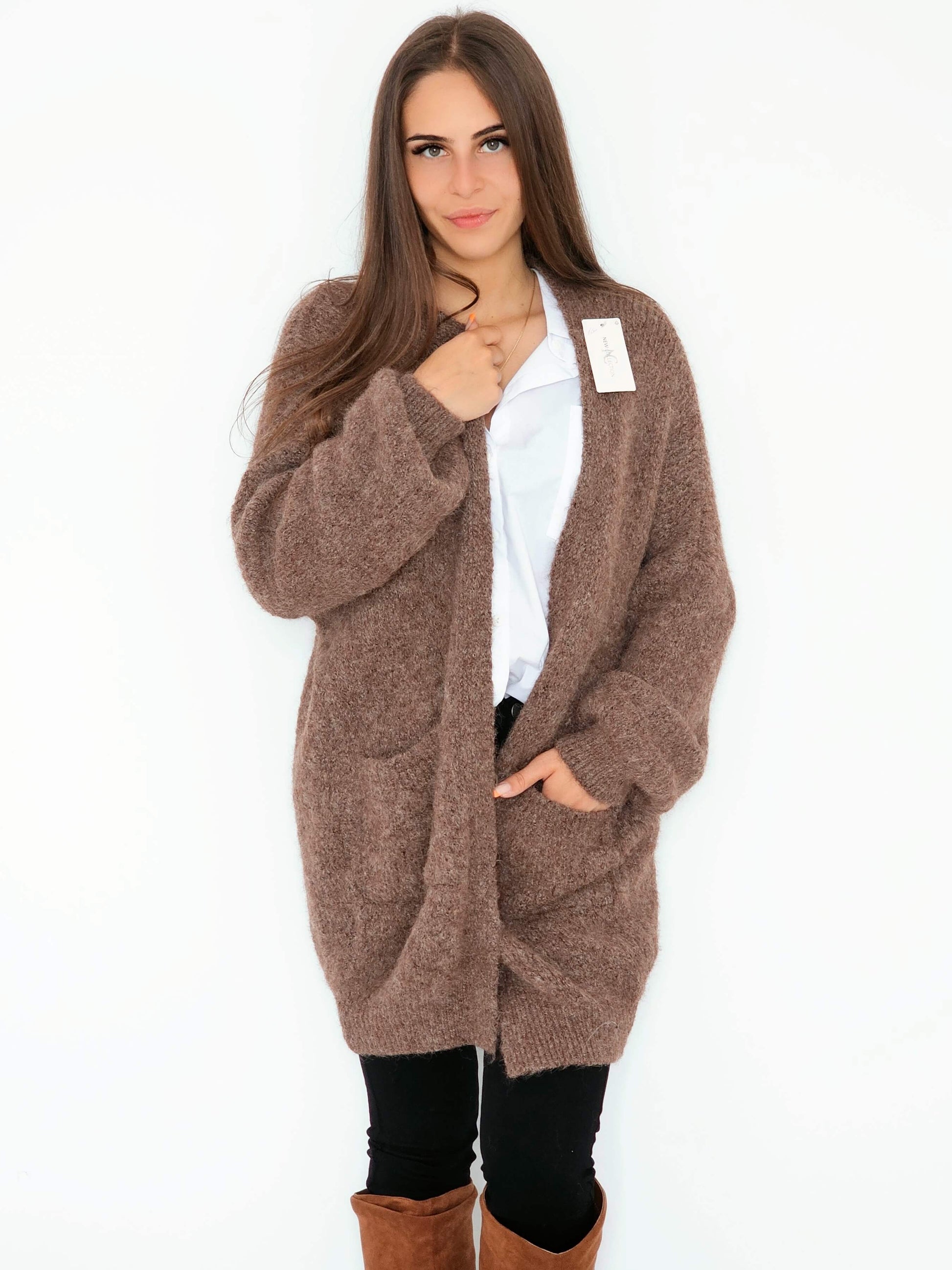 Kardigan oversize – otul się miękkością