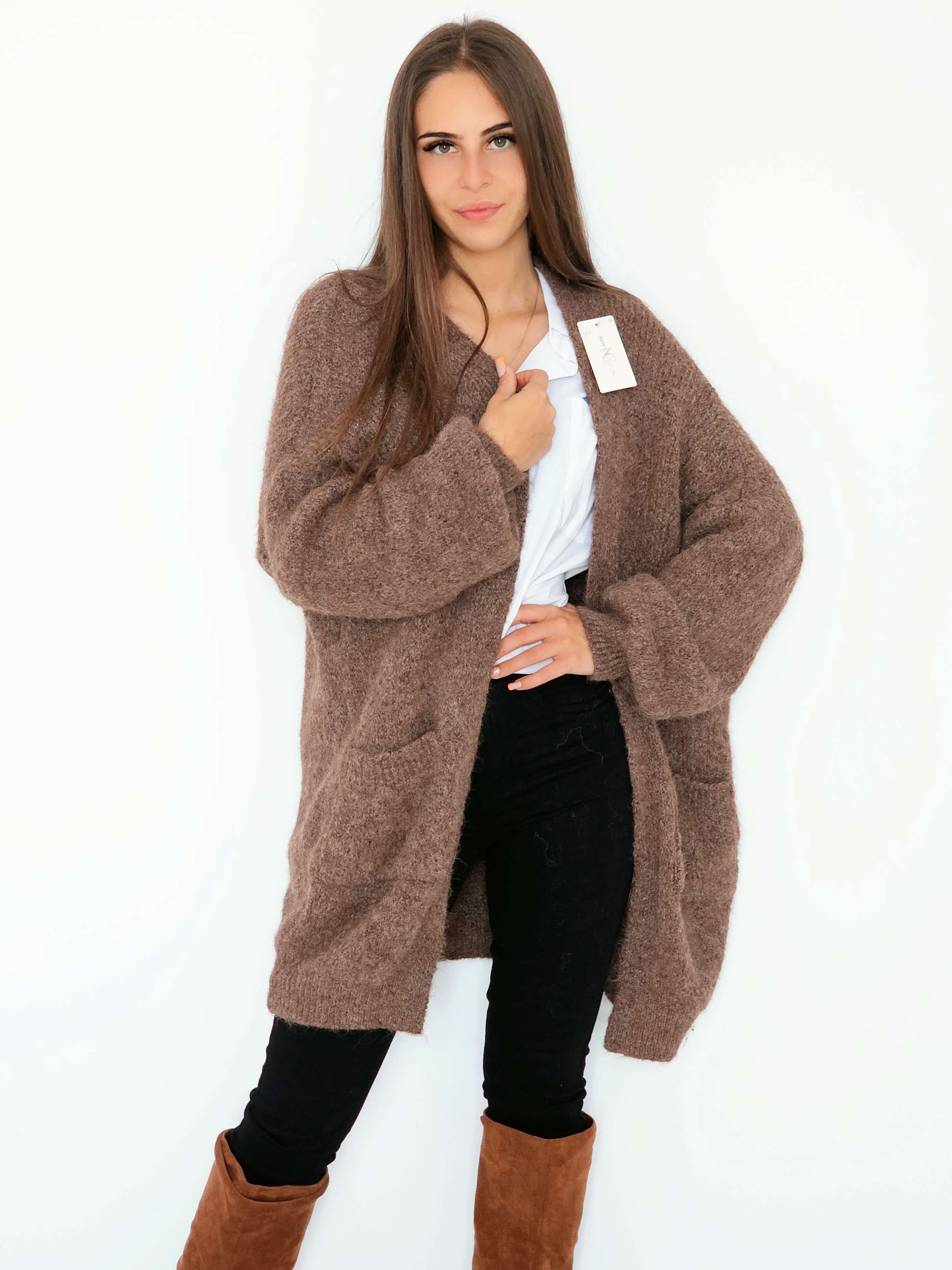 Kardigan oversize – otul się miękkością