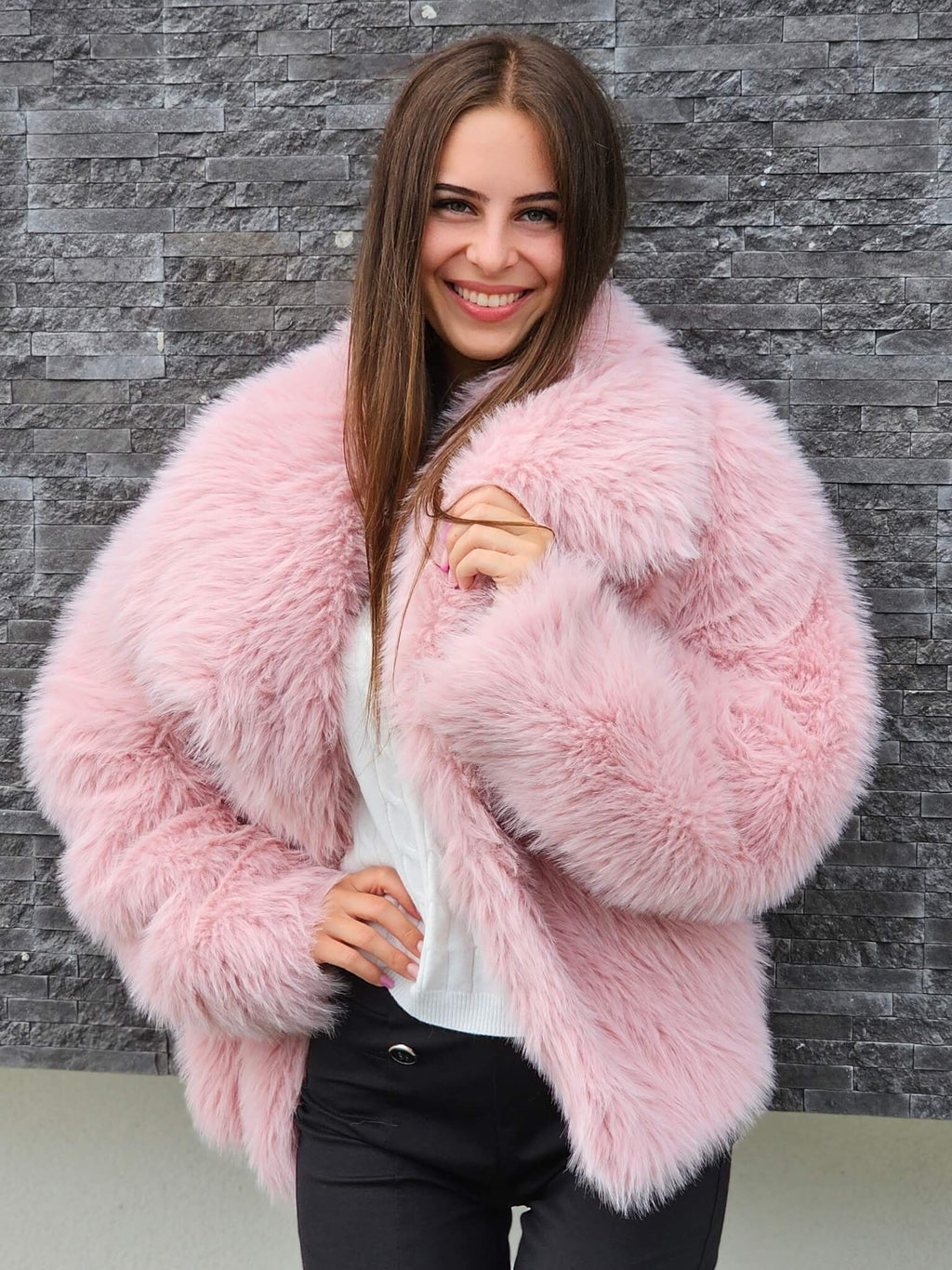 Futerko z długim włosiem