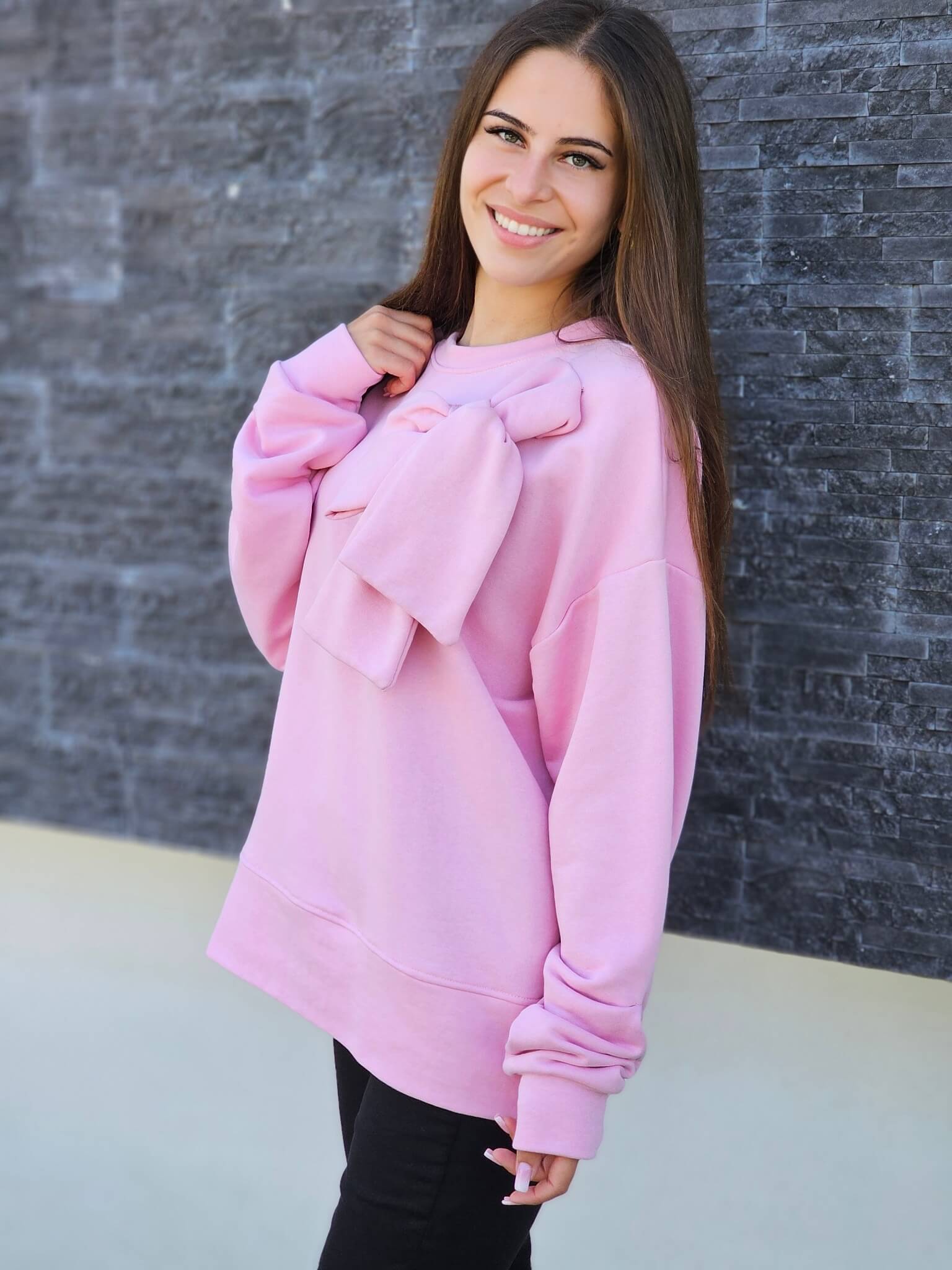 Bluza z dekoracyjną kokardą