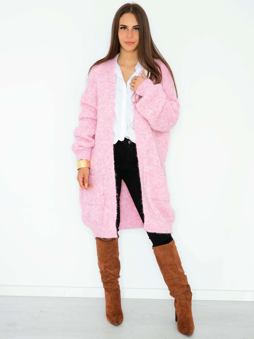 Kardigan oversize – otul się miękkością
