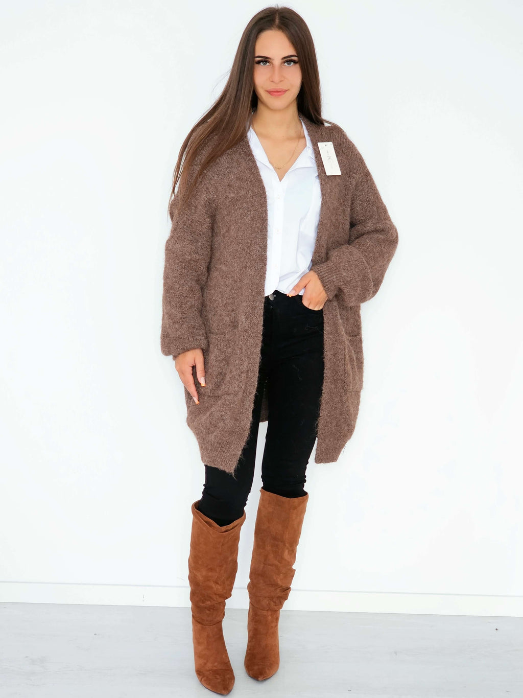 Kardigan oversize – otul się miękkością