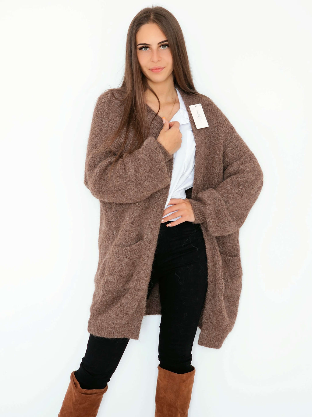 Kardigan oversize – otul się miękkością